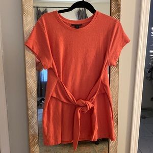 NWOT A Pea in the Pod Maternity Tie Front Textured Top